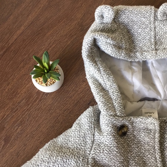 The cutest! Toddler Girl   teddy bear coat 18 mo - Picture 3 of 4